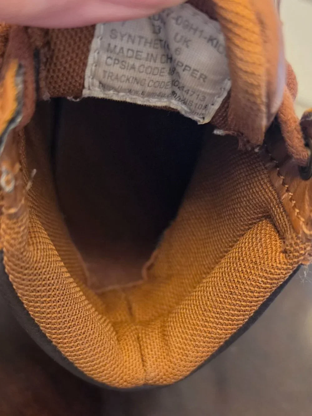 Levi's Kids 7Y Unisex MOC toe boot brown/tan